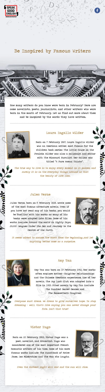 SPEAK GOOD ENGLISH NEWSLETTER FEBRUARY 2019